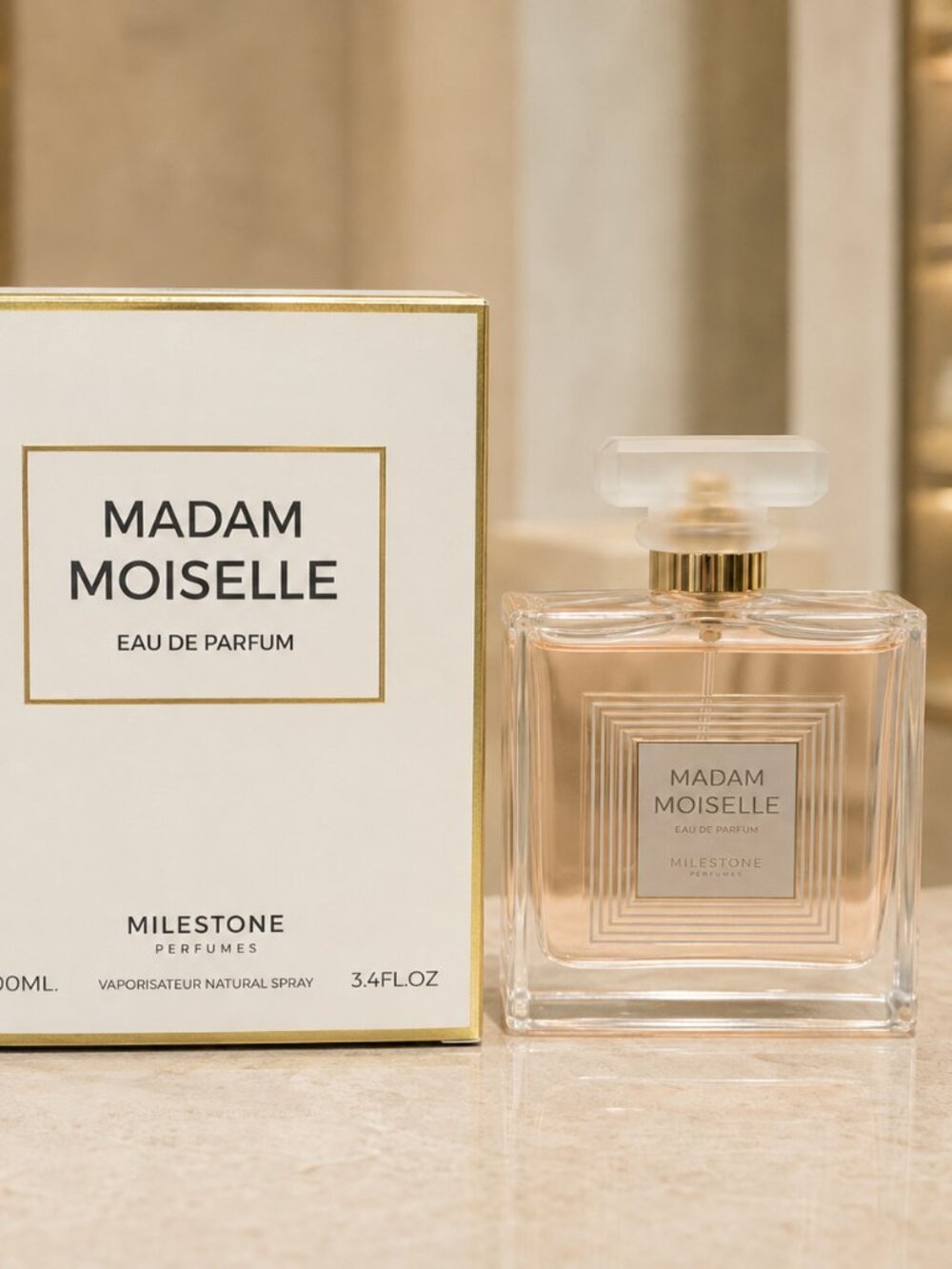 MADAM MOISELLE By Milestone EDP For Woman 100ML 3.4FL,OZ